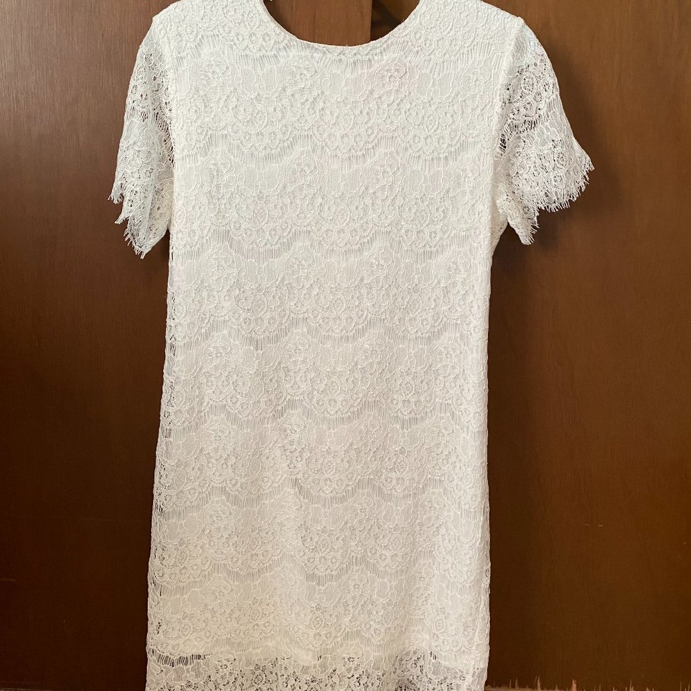 white dress